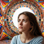 ** A person thoughtfully reflecting, surrounded by abstract representations of emotions. The scene should evoke self-awareness and understanding. Keywords: introspection, self-discovery, emotional intelligence, mindfulness.

**