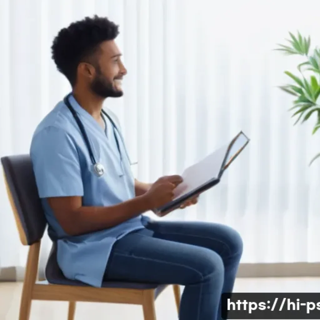 정신과 병원 추천 - **Prompt 1: "A serene and modern mental health center's consultation room. A diverse team of mental ...