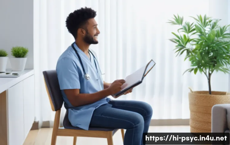 정신과 병원 추천 - **Prompt 1: "A serene and modern mental health center's consultation room. A diverse team of mental ...